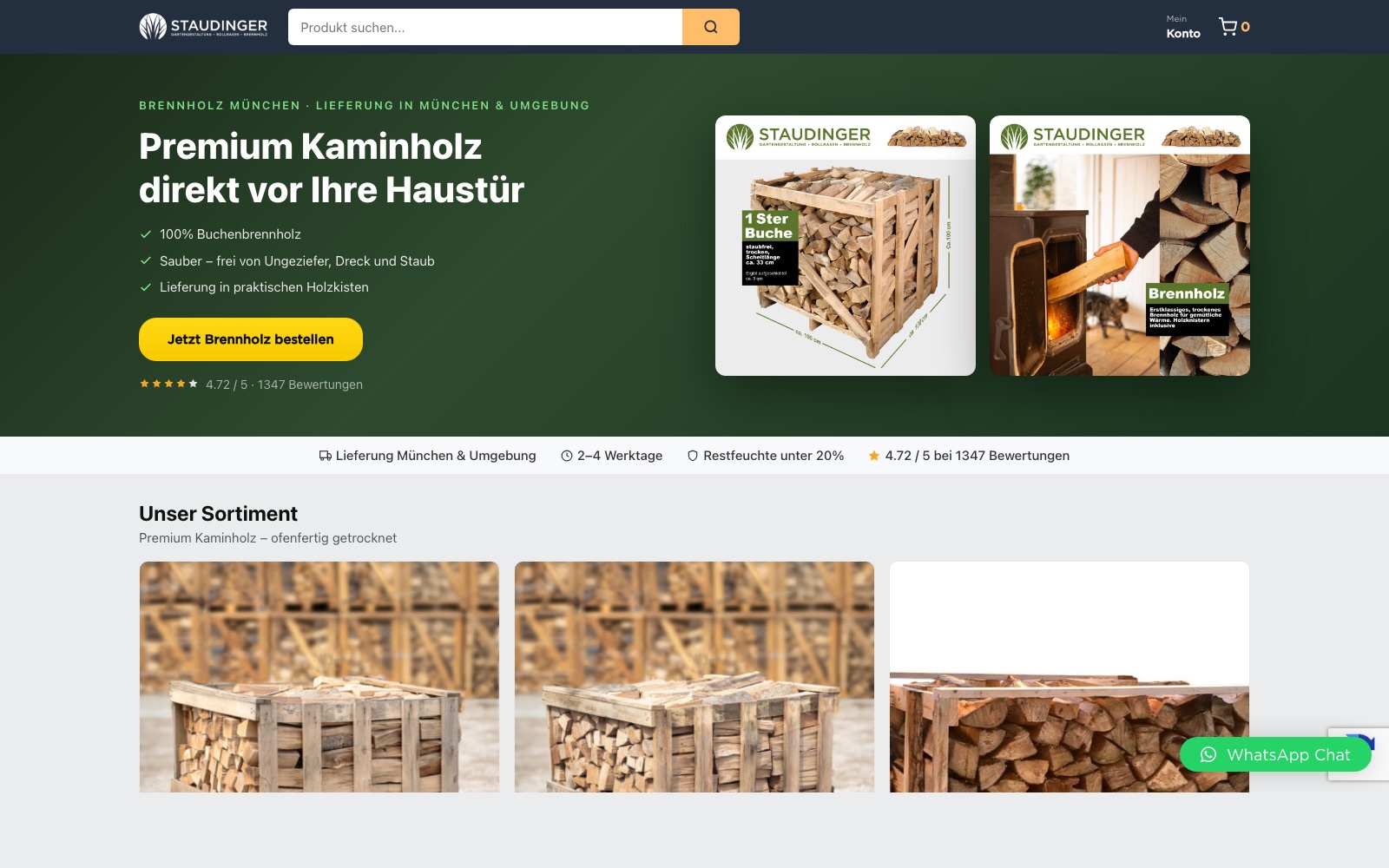 Brennholz Staudinger Website