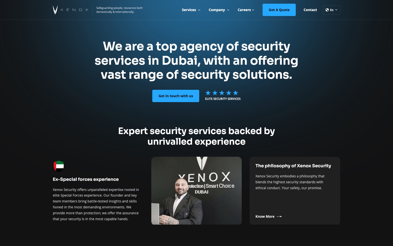 Xenox Security Website