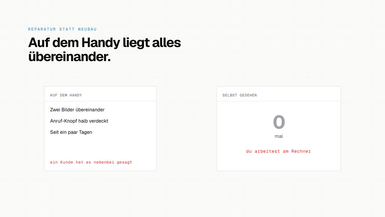 Vorschaubild zum Erklärvideo: Auf dem Handy liegt alles übereinander
